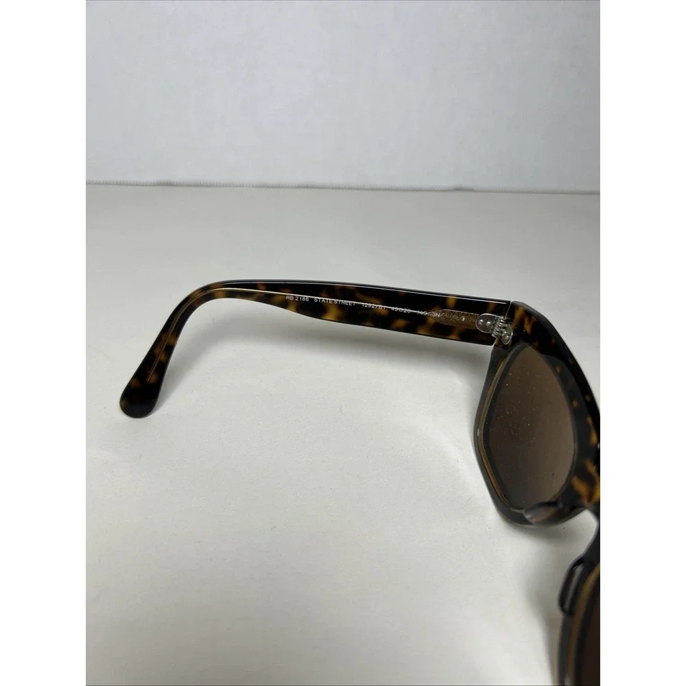 Ray Ban Rb2186 1292/B1 State Street *NO LENS Tortoise Sunglasses Frame 49-20 145